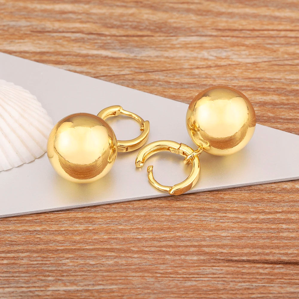 New Arrival Retro Classic Design Sphere Shape Charm Drop Earrings For Women Female Vintage Wedding Party Ear Jewelry Gifts - Floq & Raman
