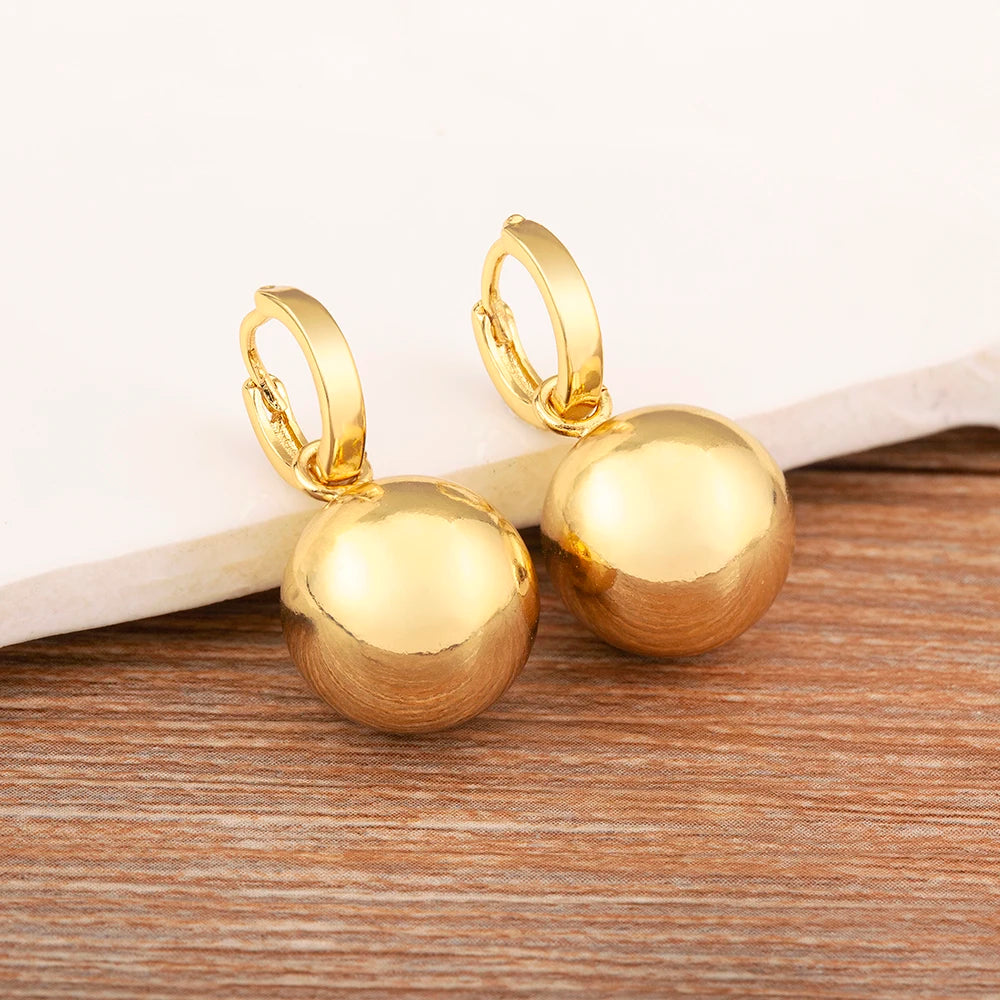 New Arrival Retro Classic Design Sphere Shape Charm Drop Earrings For Women Female Vintage Wedding Party Ear Jewelry Gifts - Floq & Raman