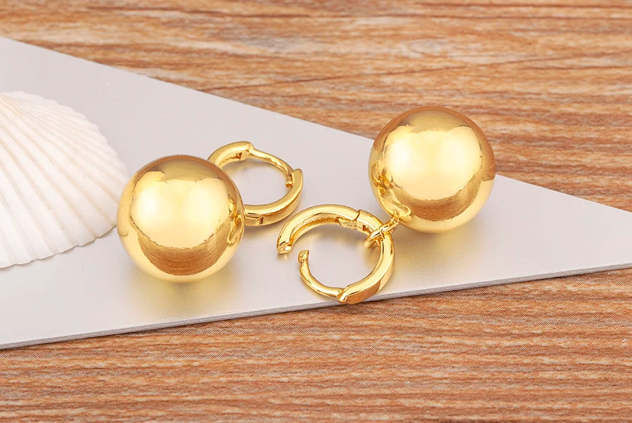 New Arrival Retro Classic Design Sphere Shape Charm Drop Earrings For Women Female Vintage Wedding Party Ear Jewelry Gifts - Floq & Raman