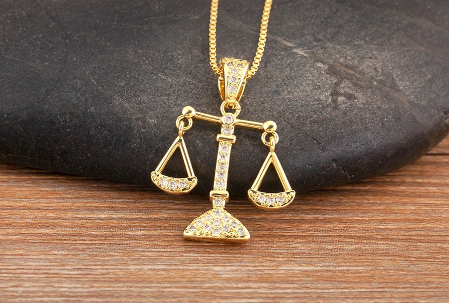 New Popular Balance Hammer Pliers Shape Charm Pendant Necklace 3 Styles For Women Pave Shiny Crystal Zircon Jewelry Gifts - Floq & Raman