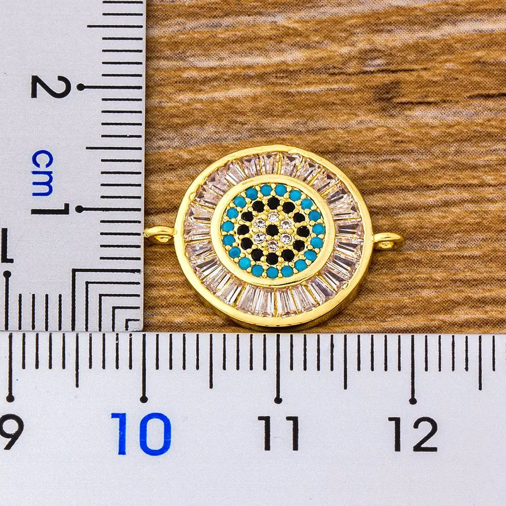 Turkish Evil Eye Bracelet for Women Top Quality Cubic Zirconia Chain Bracelet Exquisite luxury Dubai Best Party Wedding Jewelr - Floq & Raman