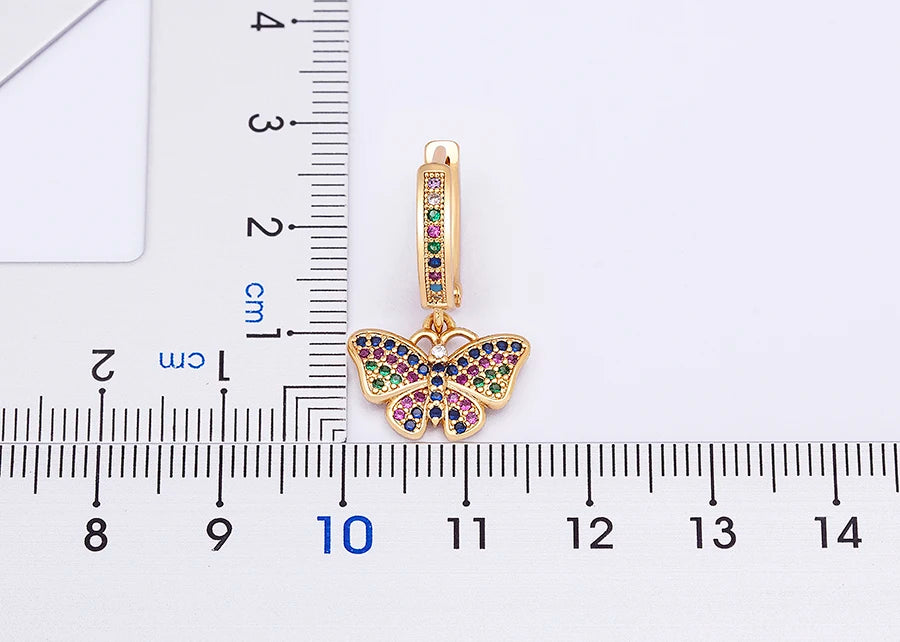 New Luxury Fashion Rhinestone 14 Styles Turkish Evil Eye Drop Earrings Elegant Blue Zircon Pendant Lucky Party Birthday Jewelry - Floq & Raman