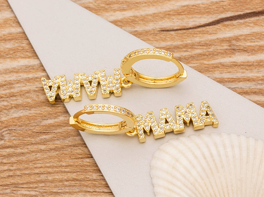 New Fashion Classic Heart Cross Eyes Shape Gold Color Drop Earrings Multi-color Copper CZ Stones Jewelry Gift For Women Girls - Floq & Raman