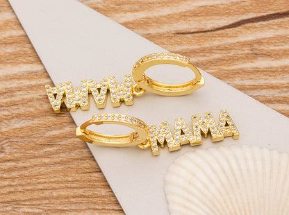 New Fashion Classic Heart Cross Eyes Shape Gold Color Drop Earrings Multi-color Copper CZ Stones Jewelry Gift For Women Girls - Floq & Raman