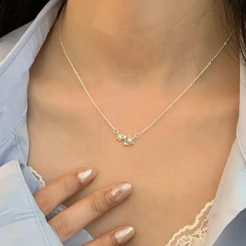 Read S925 Sterling Silver Zirconia Heart Necklace for Women Classic Temperament 14K Gold Plated Jewelry Gift - Floq & Raman