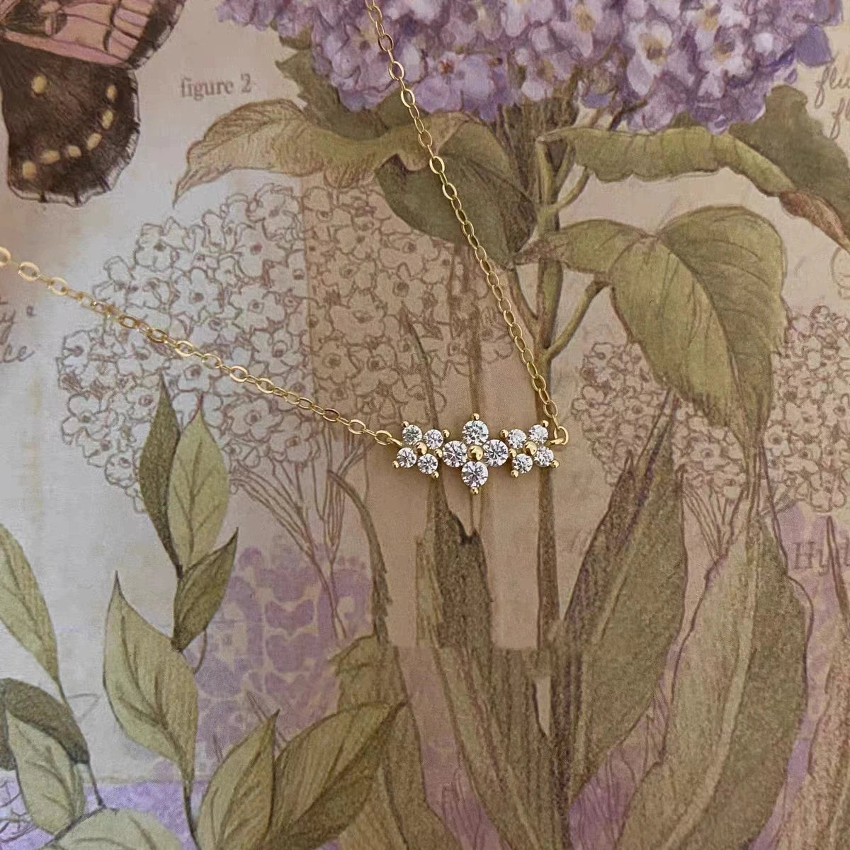 Real 925 Sterling Silver Zircon CZ Arc Choker Necklace For Women Light luxury Cute Fine Jewelry Minimalist Accessories - Floq & Raman