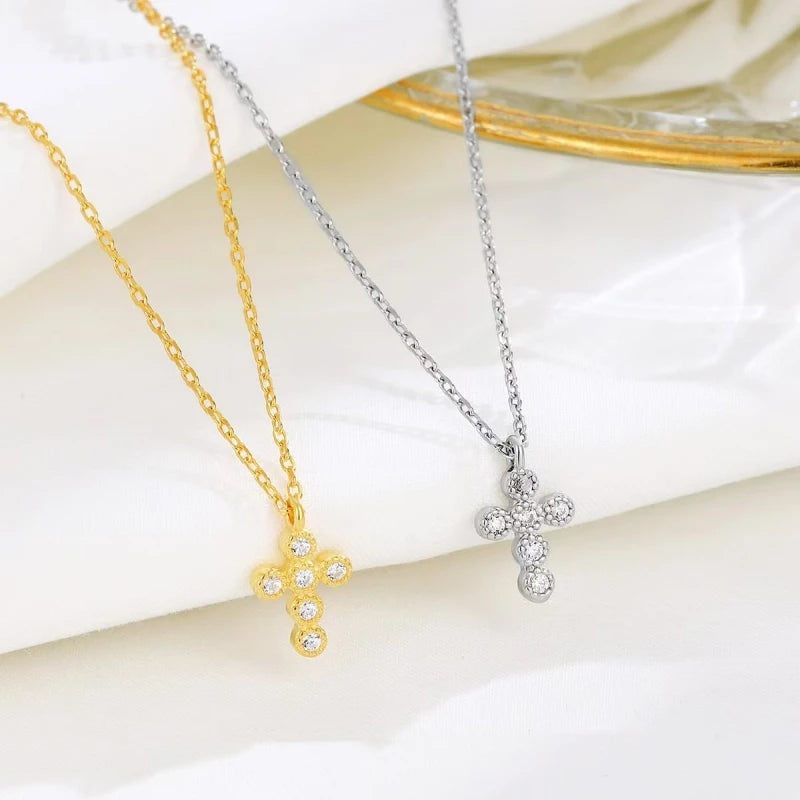 New 925 Sterling Silver Shiny Square Heart Pendant Necklace fit Beads DIY Fashion Women's Jewelry Party Gift - Floq & Raman