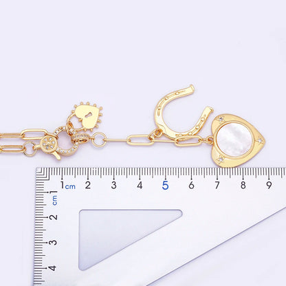 High Quality Love Heart Shape Charm Pendant Necklace For Women Female Elegant Aesthetic Chain Link Jewelry Gift Wholesale - Floq & Raman