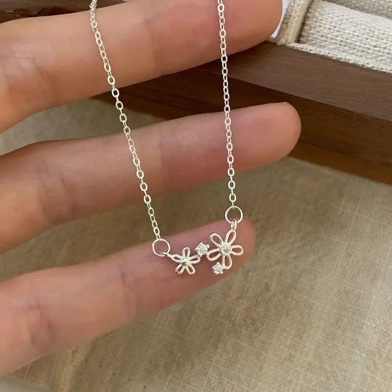 Read S925 Sterling Silver Zirconia Heart Necklace for Women Classic Temperament 14K Gold Plated Jewelry Gift - Floq & Raman