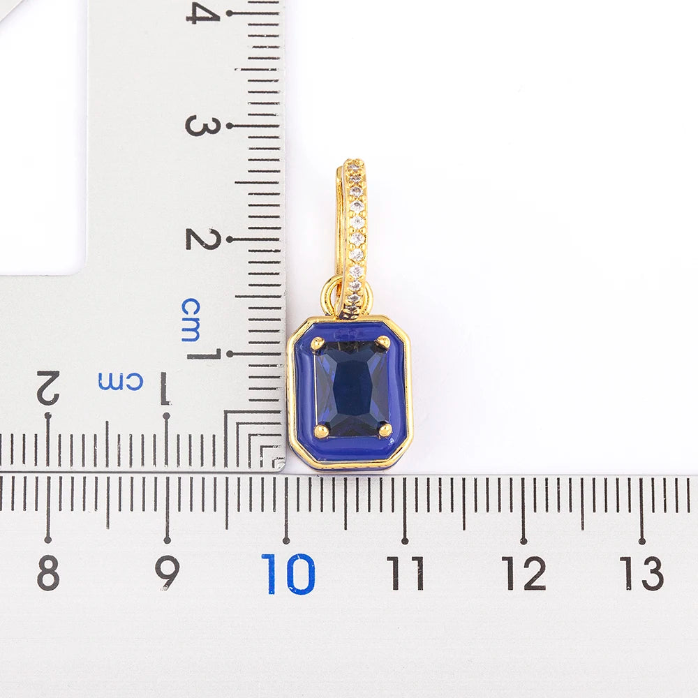 Fashion Geometric Women's Ear Buckle Earrings Zircon Gold Plated Engagement Wedding Birthday Gift Jewelry Accessories - Floq & Raman