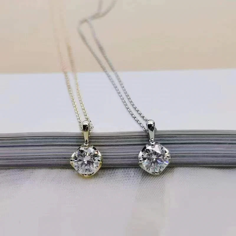 Zircon Pendant Necklace Fashion Color Crystal Clavicle Chain 14K Gold Necklace For Women Luxury Women's Jewelry Gift - Floq & Raman