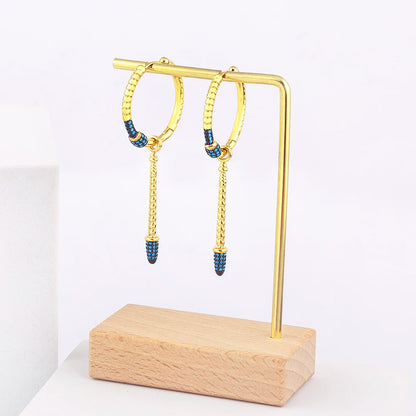 European and American Exquisite Drop Tassel Long Earrings Fashion Luxury Accessories For Women‘s Temperament Jewelry Gifts - Floq & Raman