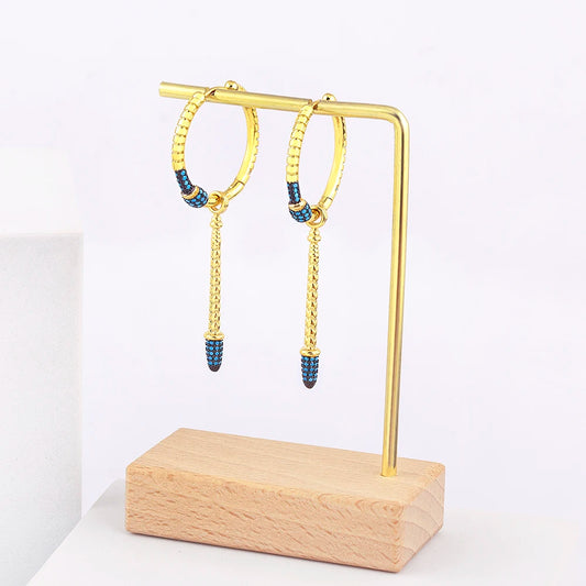 European and American Exquisite Drop Tassel Long Earrings Fashion Luxury Accessories For Women‘s Temperament Jewelry Gifts - Floq & Raman