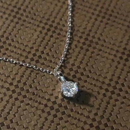 Zircon Pendant Necklace Fashion Color Crystal Clavicle Chain 14K Gold Necklace For Women Luxury Women's Jewelry Gift - Floq & Raman