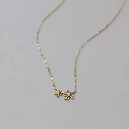 Read S925 Sterling Silver Zirconia Heart Necklace for Women Classic Temperament 14K Gold Plated Jewelry Gift - Floq & Raman