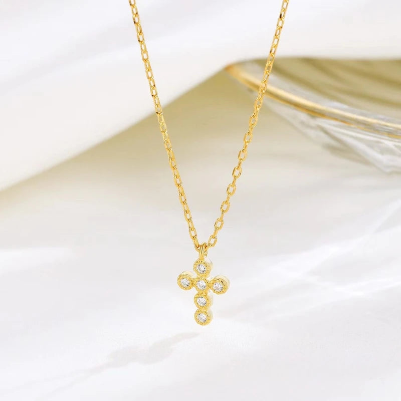 New 925 Sterling Silver Shiny Square Heart Pendant Necklace fit Beads DIY Fashion Women's Jewelry Party Gift - Floq & Raman