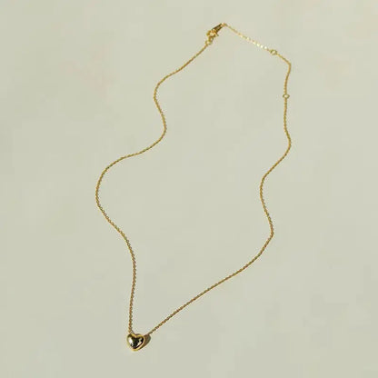 The new s925 sterling silver mini love necklace light luxury small luxury high-grade French collarbone chain women - Floq & Raman