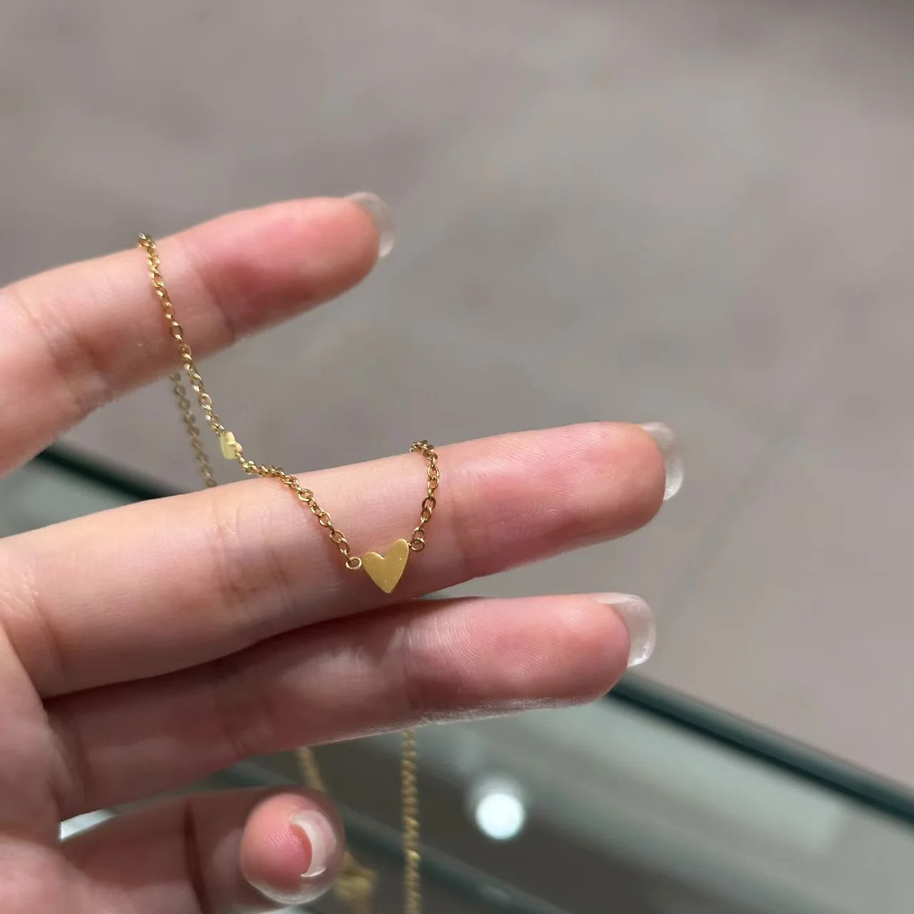 925 Sterling Silver Necklace Pendant For Women Jewelry Love Necklace Luxury Design Sense Heart Shaped Collar Chain Fashion - Floq & Raman