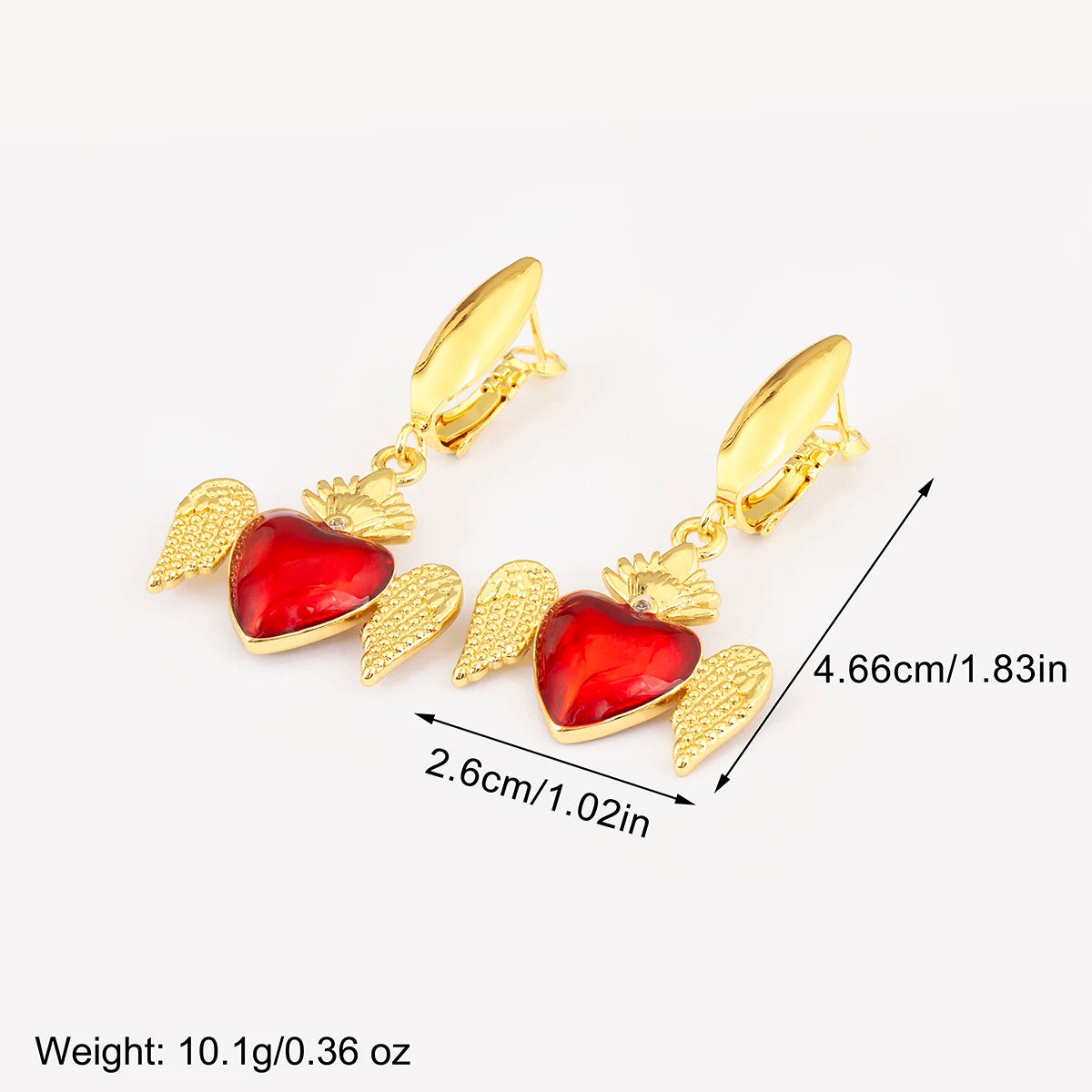 High Quality 6 Styles Sacred Heart Drop Earrings For Women Female Gorgeous Dazzling Ear Jewelry Accessories Party Gifts - Floq & Raman