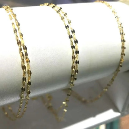 100% 925 Sterling Silver Choker Necklace for Women Clavicle Chain Simple Design for Girlfriend Birthday Party Gift Jewelry - Floq & Raman