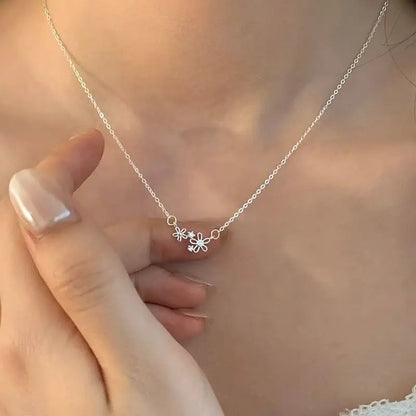 Read S925 Sterling Silver Zirconia Heart Necklace for Women Classic Temperament 14K Gold Plated Jewelry Gift - Floq & Raman